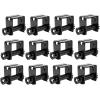 imageMytee Products 4 Pack Sliding Winch LL Double L Track Flatbed Trailer Truck WinchesBlack