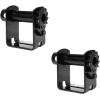 imageMytee Products 4 Pack Sliding Winch LL Double L Track Flatbed Trailer Truck WinchesBlack