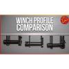 imageMytee Products 4 Pack Sliding Winch LL Double L Track Flatbed Trailer Truck WinchesBlack