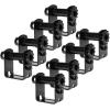 imageMytee Products 4 Pack Sliding Winch LL Double L Track Flatbed Trailer Truck WinchesBlack