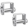 imageMytee Products 4 Pack Sliding Winch LL Double L Track Flatbed Trailer Truck WinchesZinc