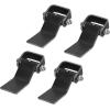 imageMytee Products 4 Pack Steel Dump Trailer Hinges  Strap Style Long Leaf Black Heavy Duty Weld On Greaseable Dump Trailer Door Gate Hinge  Allows Smooth Inward ampamp Outward Door Opening4  Pack