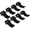 imageMytee Products 4 Pack Steel Dump Trailer Hinges  Strap Style Long Leaf Black Heavy Duty Weld On Greaseable Dump Trailer Door Gate Hinge  Allows Smooth Inward ampamp Outward Door Opening8  Pack