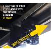 imageMytee Products 4 Pack Trailer Winch  Standard Sliding C TrackBlack