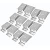 imageMytee Products 4 Pack Utility Trailer Bolt On Stake Pocket Bracket with Bottom for Flat Beds and Trucks Zinc CoatedZinc Coated