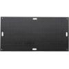 imageMytee Products 4 Pcs Ground Protection Mats  Black 3 x 8 Heavy Equipment Mats w 6 Pcs Single Connectors3 FT x 6 FT