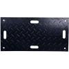 imageMytee Products 4 Pcs Ground Protection Mats  Black 3 x 8 Heavy Equipment Mats w 6 Pcs Single Connectors3 FT x 6 FT