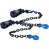 imageMytee Products 4 Ton 45quot Snatch Block wSwivel Shackle and 30quot Chain 38 G100 Flatbed Tow Truck Rollback Wrecker Car Carrier Cable2  Pack