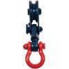 imageMytee Products 4 Ton Snatch Block with Shackle for 12quot Wire Rope  412quot Sheave Tree Sling ampamp Tow Wrecker  Heavy Duty Pulley Block for Towing Lifting Rigging Use1  Pack