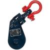 imageMytee Products 4 Ton Snatch Block with Shackle for 12quot Wire Rope  412quot Sheave Tree Sling ampamp Tow Wrecker  Heavy Duty Pulley Block for Towing Lifting Rigging Use1  Pack