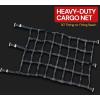imageMytee Products 42quotx82quot Heavy Duty Cargo Net for Pickup Truck with Ratchets ampamp ETrack Fittings8quot by 8quot Holes Truck Bed Cargo Netting for Enclosed Trailers  E Track Accessories4  Pack