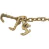 imageMytee Products 516quot Grade 70 VChain Bridle wRTJ Cluster Hooks ampamp Grab Hooks  3 Legs Transport Tow Truck Chains for Car Towing  4700 LBS WLL  for Flatbed Trailer Wrecker Recovery4  Pack