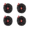 imageMytee Products 516quot10 G80 Black Transport Binder Chain wClevis Grab Hooks for Towing  16000 lbs Breaking Strength Heavy Duty Safety Tow Chain for Lifting  Tie Down Binding Equipment4  Pack