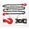 imageMytee Products 516quot10 G80 Black Transport Binder Chain wClevis Grab Hooks for Towing  16000 lbs Breaking Strength Heavy Duty Safety Tow Chain for Lifting  Tie Down Binding Equipment2  Pack