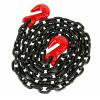 imageMytee Products 516quot10 G80 Black Transport Binder Chain wClevis Grab Hooks for Towing  16000 lbs Breaking Strength Heavy Duty Safety Tow Chain for Lifting  Tie Down Binding Equipment1  Pack