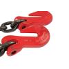 imageMytee Products 516quot10 G80 Black Transport Binder Chain wClevis Grab Hooks for Towing  16000 lbs Breaking Strength Heavy Duty Safety Tow Chain for Lifting  Tie Down Binding Equipment1  Pack