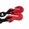 imageMytee Products 516quot10 G80 Black Transport Binder Chain wClevis Grab Hooks for Towing  16000 lbs Breaking Strength Heavy Duty Safety Tow Chain for Lifting  Tie Down Binding Equipment4  Pack