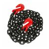 imageMytee Products 516quot10 G80 Black Transport Binder Chain wClevis Grab Hooks for Towing  16000 lbs Breaking Strength Heavy Duty Safety Tow Chain for Lifting  Tie Down Binding Equipment1  Pack