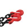 imageMytee Products 516quot10 G80 Black Transport Binder Chain wClevis Grab Hooks for Towing  16000 lbs Breaking Strength Heavy Duty Safety Tow Chain for Lifting  Tie Down Binding Equipment1  Pack