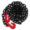 imageMytee Products 516quot10 G80 Black Transport Binder Chain wClevis Grab Hooks for Towing  16000 lbs Breaking Strength Heavy Duty Safety Tow Chain for Lifting  Tie Down Binding Equipment1  Pack