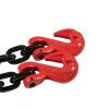 imageMytee Products 516quot10 G80 Black Transport Binder Chain wClevis Grab Hooks for Towing  16000 lbs Breaking Strength Heavy Duty Safety Tow Chain for Lifting  Tie Down Binding Equipment2  Pack
