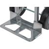 imageMytee Products 600 lbs Aluminum Hand Truck Heavy Duty Dolly with P Handle ampamp 10quot Caster Wheels  Hand Truck with Skid Bars ampamp Vertical Loop Handle  523quot x 175quot with 193quot x 75quot Nose Plate1  Pack