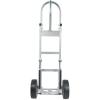 imageMytee Products 600 lbs Aluminum Hand Truck Heavy Duty Dolly with P Handle ampamp 10quot Caster Wheels  Hand Truck with Skid Bars ampamp Vertical Loop Handle  523quot x 175quot with 193quot x 75quot Nose Plate1  Pack