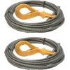 imageMytee Products 716quot x 75 Winch Cable Rope Wrecker Tow Truck Rollback  Steel Core 18100 lbs Breaking Strength2  Pack