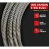 imageMytee Products 716quot x 75 Winch Cable Rope Wrecker Tow Truck Rollback  Steel Core 18100 lbs Breaking Strength4  Pack