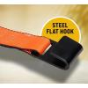 imageMytee Products 8 Pack 2quot X30 Winch Straps wFlat Hook WLL 3335 Flatbed Tie Down StrapOrange