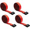 imageMytee Products 8 Pack 2quot X30 Winch Straps wFlat Hook WLL 3335 Flatbed Tie Down StrapRed