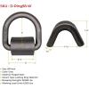 imageMytee Products 8 Pack 58quot Heavy Duty WeldOn Forged D Ring 18900 Lbs12  Pack