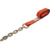 imageMytee Products 8 Point Roll Back Vehicle Tie Down Kit with Chain Extension on Both Ends Ratchet Handles  High Abrasion Orange WLL 3333 LB  Tow Truck Straps Car Hauler Tie Down Systemw Chain Ends High Abrasion Orange