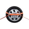 imageMytee Products 8 Point Roll Back Vehicle Tie Down Kit with Chain Extension on Both Ends Ratchet Handles  High Abrasion Orange WLL 3333 LB  Tow Truck Straps Car Hauler Tie Down Systemw Chain Ends High Abrasion Orange