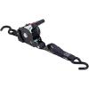 imageMytee Products Auto Retract NORATCHETING Ratchet Straps  1quot x 12 Retractable Ratchet Straps with Coated S Hook Tiedowns for Motorcycles ATVs Bikes Tight ampamp Secure Pickup Trailer TieDown