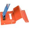 imageMytee Products ETrack Wheel Chock and Strap Kit 4 ETrack Wheel Chocks Orange 2 2quot x 8 ETrack Straps1  Pack
