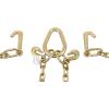 imageMytee Products Grade 70 516quot VChain Bridle Tow w 4quot Mini J Hooks ampamp Grab Hooks at Pear Link  3 Leg 4700 LBS WLL Tow Truck Chain for Trailer Wrecker Recovery Towing4  Pack