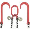 imageMytee Products Grade 80 V Bridle Chain Tow Recovery G80 38quot x 3 Chain 7100 Lbs Two 15quot JHook ampamp Eye Cradle Grab Hook1  Pack
