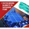 imageMytee Products Large Moving Rubber Bands 24 Pack  36quot Unstretched  72quot Fully Stretched  Blue Rubber Mover Bands for Pallets Moving Blankets Moving Supplies Boxes Furniture TV Bed DresserGreen