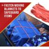 imageMytee Products Large Moving Rubber Bands 24 Pack  36quot Unstretched  72quot Fully Stretched  Blue Rubber Mover Bands for Pallets Moving Blankets Moving Supplies Boxes Furniture TV Bed DresserRed
