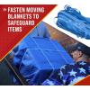 imageMytee Products Large Moving Rubber Bands 24 Pack  36quot Unstretched  72quot Fully Stretched  Blue Rubber Mover Bands for Pallets Moving Blankets Moving Supplies Boxes Furniture TV Bed DresserBlue