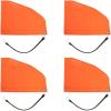 imageMytee Products Orange 7quot Turbo Saver Exhaust Cover ampamp 21quot Rubber Snap Tie wHook  Weather Resistant PVC Turbo Cover to Protect Equipment at High Speeds ampamp Excessive Airflow During Transport12 Inch