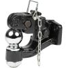imageMytee Products Pintle Hitch with 2516Inch Trailer Ball 8 Ton Combination Hitch with Mounting Kit  Bolt On Adjustable Pintle Hook Ball Combo  PowderCoated HeavyDuty2516 Ball