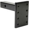imageMytee Products Pintle Hitch with 2516Inch Trailer Ball 8 Ton Combination Hitch with Mounting Kit  Bolt On Adjustable Pintle Hook Ball Combo  PowderCoated HeavyDuty2516 Ball w Mounting Plate