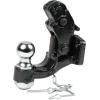 imageMytee Products Pintle Hitch with 2516Inch Trailer Ball 8 Ton Combination Hitch with Mounting Kit  Bolt On Adjustable Pintle Hook Ball Combo  PowderCoated HeavyDuty2 Ball