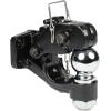 imageMytee Products Pintle Hitch with 2516Inch Trailer Ball 8 Ton Combination Hitch with Mounting Kit  Bolt On Adjustable Pintle Hook Ball Combo  PowderCoated HeavyDuty2516 Ball