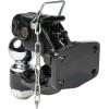 imageMytee Products Pintle Hitch with 2516Inch Trailer Ball 8 Ton Combination Hitch with Mounting Kit  Bolt On Adjustable Pintle Hook Ball Combo  PowderCoated HeavyDuty2516 Ball
