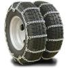 imageMytee Products Set of 2 225quot Twist Link Snow Tire Chain for Semi Trucks  Emergency Tire Traction Grip Chains  Snow Blower Single Wheel Chains for Commercial Trucks SUVs Pickups Auto TracDouble Tire 225 Inch