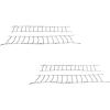 imageMytee Products Set of 2 225quot Twist Link Snow Tire Chain for Semi Trucks  Emergency Tire Traction Grip Chains  Snow Blower Single Wheel Chains for Commercial Trucks SUVs Pickups Auto TracSingle Tire 225 Inch