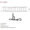 imageMytee Products Set of 2 225quot Twist Link Snow Tire Chain for Semi Trucks  Emergency Tire Traction Grip Chains  Snow Blower Single Wheel Chains for Commercial Trucks SUVs Pickups Auto TracSingle Tire 195 Inch
